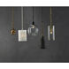 Chase 1 Light 7 inch Dark Contemporary Gold Leaf Pendant Ceiling Light